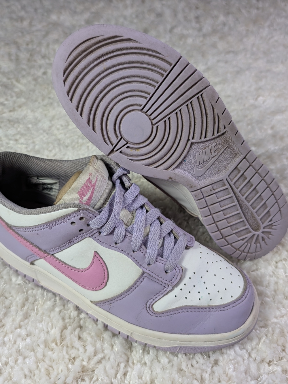 Nike Women’s Low-Top Sneakers in Lavender and Pink